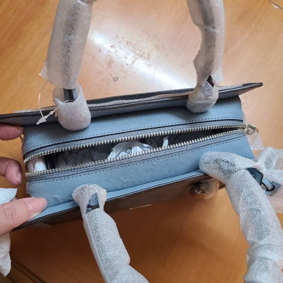 SOLD!! - Coach Light Blue Small Tote Bag - Picture 5 of 8